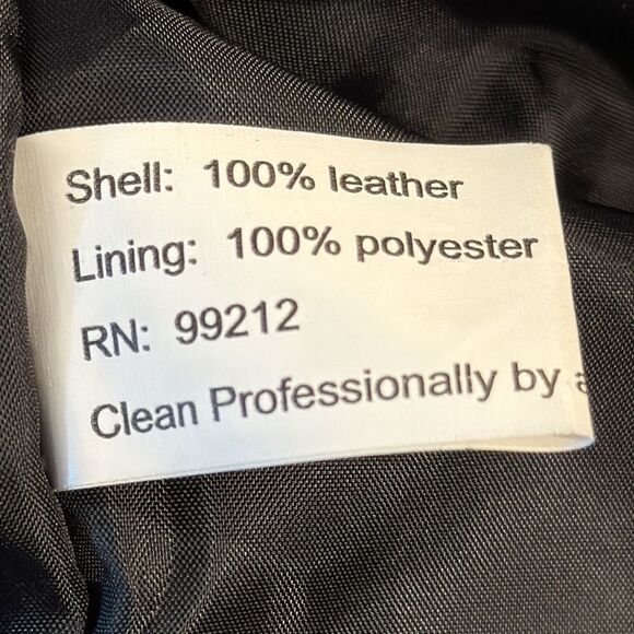 USA Leather Bomber Eagle Jacket - Picture 9 of 12